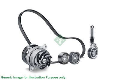 Ūdenssūknis + ķīļrievu siksnas komplekts Schaeffler INA 529 0340 30