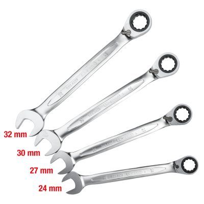 Uzgriežņu atslēgu komplekts ar sprūdmehānismu KS TOOLS 503.4601