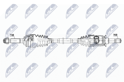 Приводной вал NTY NPW-CH-094