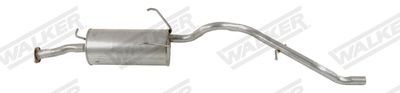 Глушитель выхлопных газов конечный WALKER 22632