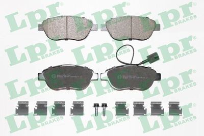 Комплект тормозных колодок, дисковый тормоз LPR 05P764K