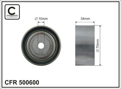 Spriegotājrullītis, Ķīļrievu siksna CAFFARO 500600