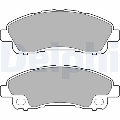 Bremžu uzliku kompl., Disku bremzes DELPHI LP2716
