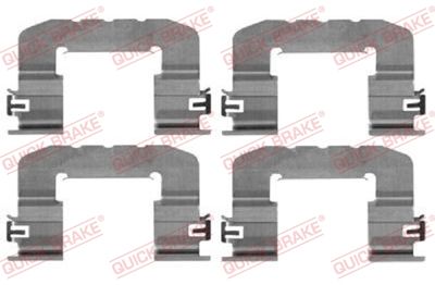 QUICK BRAKE 1090017 Piederumu komplekts, Disku