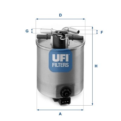 Degvielas filtrs UFI 24.025.01