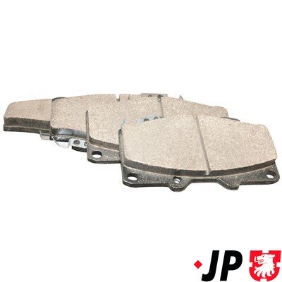 Bremžu uzliku kompl., Disku bremzes JP GROUP 1163607310