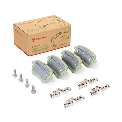 Bremžu uzliku kompl., Disku bremzes BREMBO P 85 186G