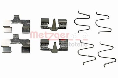 Комплектующие, колодки дискового тормоза METZGER 109-1207