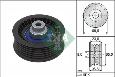 Parazīt-/Vadrullītis, Ķīļrievu siksna Schaeffler INA 532 0917 10