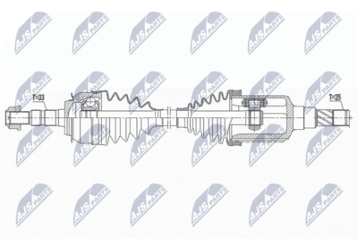 Приводной вал NTY NPW-DW-031