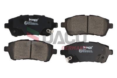 Комплект тормозных колодок, дисковый тормоз DACO 322574