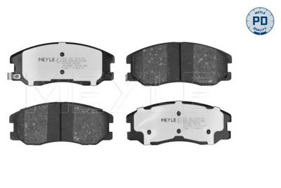 Bremžu uzliku kompl., Disku bremzes MEYLE 025 245 1016/PD