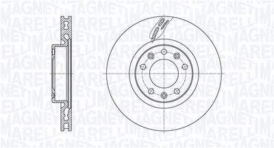 Тормозной диск MAGNETI MARELLI 361302040791