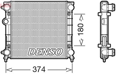 Radiators, Motora dzesēšanas sistēma DENSO DRM22003