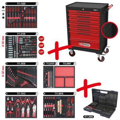 Instrumentu ratiņi KS TOOLS 897.7598