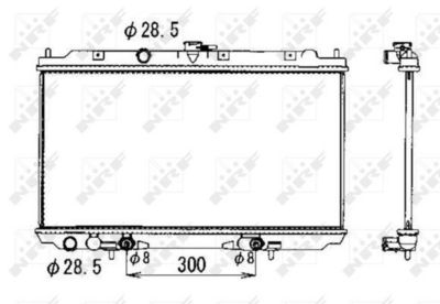 Radiators, Motora dzesēšanas sistēma NRF 53390