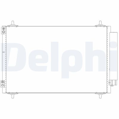 Конденсатор, кондиционер DELPHI TSP0225677