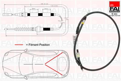 Trose, Stāvbremžu sistēma FAI AutoParts FBC0042