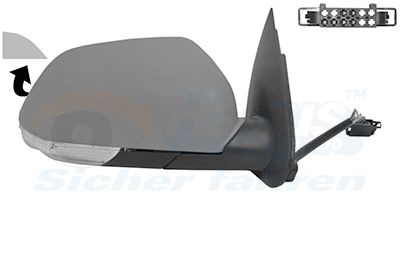 Ārējais atpakaļskata spogulis VAN WEZEL 7622818