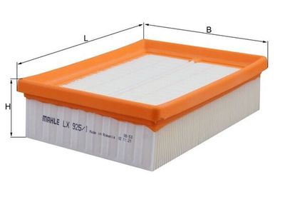 Воздушный фильтр MAHLE LX 925/1