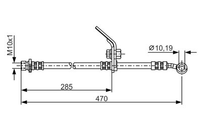 Тормозной шланг BOSCH 1 987 481 328