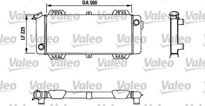 Radiators, Motora dzesēšanas sistēma VALEO 883954