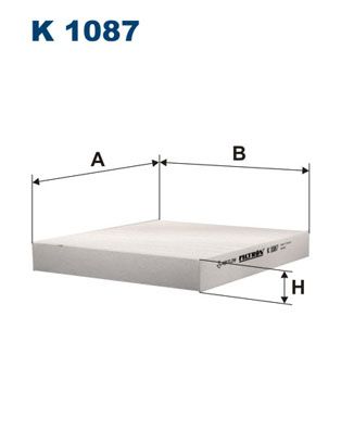 Фильтр, воздух во внутренном пространстве FILTRON K 1087