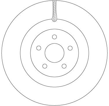 Bremžu diski TRW DF6871