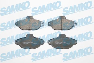 Комплект тормозных колодок, дисковый тормоз SAMKO 5SP1191