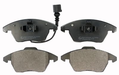 Bremžu uzliku kompl., Disku bremzes DENCKERMANN B110858