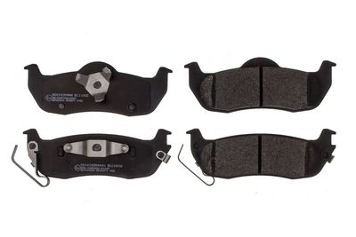 Комплект тормозных колодок, дисковый тормоз DENCKERMANN B111602