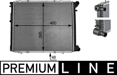 Радиатор, охлаждение двигателя MAHLE CR 152 000P