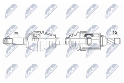 Piedziņas vārpsta NTY NPW-NS-098
