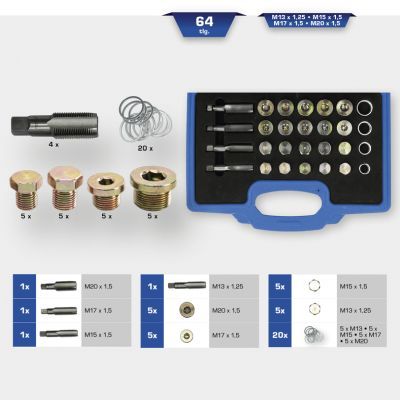 Remkomplekts, Eļļas noliešanas skrūves vītne KS TOOLS BT711250