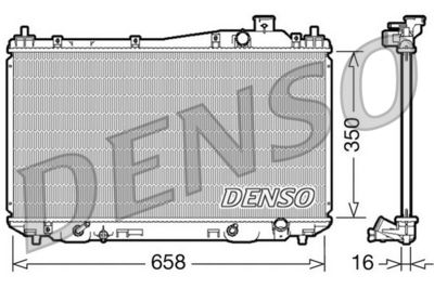 Radiators, Motora dzesēšanas sistēma DENSO DRM40008