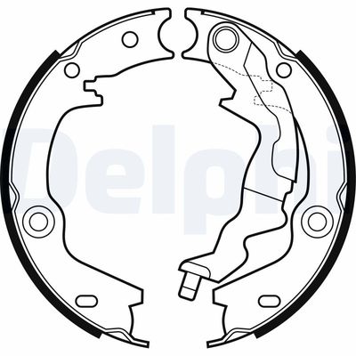 Bremžu loku kompl., Stāvbremze DELPHI LS2161