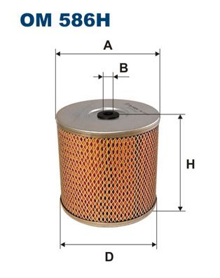 Filtrs, Hidropacēlāja sistēma FILTRON OM 586H