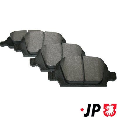 Комплект тормозных колодок, дисковый тормоз JP GROUP 1263700510