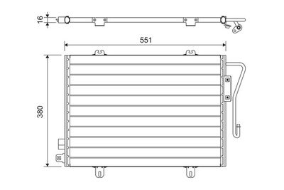 Конденсатор, кондиционер VALEO 817171