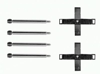 Комплектующие, колодки дискового тормоза HELLA 8DZ 355 202-941
