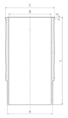 Cilindra čaula MAHLE 061 LW 00119 000