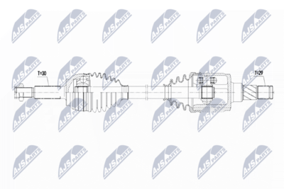 Приводной вал NTY NPW-CH-080