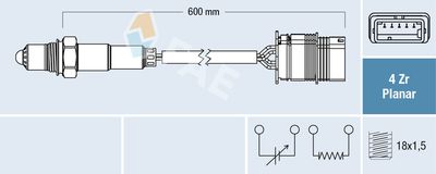 Лямбда-зонд FAE 77761