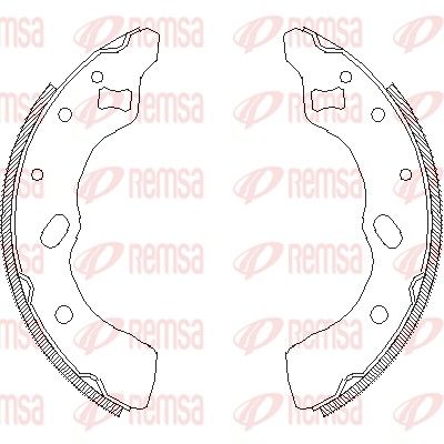 Bremžu loki REMSA 4639.00