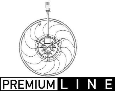 Вентилятор, охлаждение двигателя MAHLE CFF 28 000P