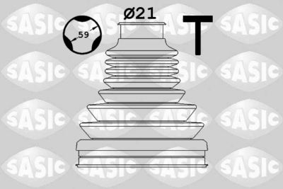 Комплект пыльника, приводной вал SASIC 1906127