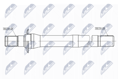 Atlokvārpsta, Diferenciālis NTY NWP-HY-505