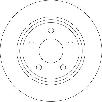 Тормозной диск TRW DF6556