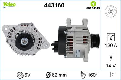 Ģenerators VALEO 443160