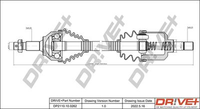 Приводной вал Dr!ve+ DP2110.10.0262